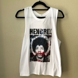 Jimi Hendrix white tank